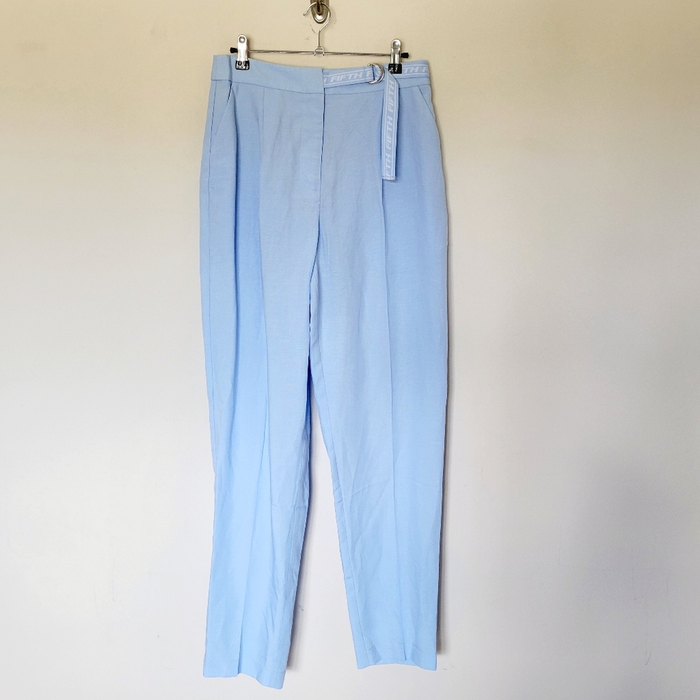 Saks Fifth Ave-THE FIFTH LABEL Acclaimed Pant in Sky Blue —new with tag - Picture 5 of 11